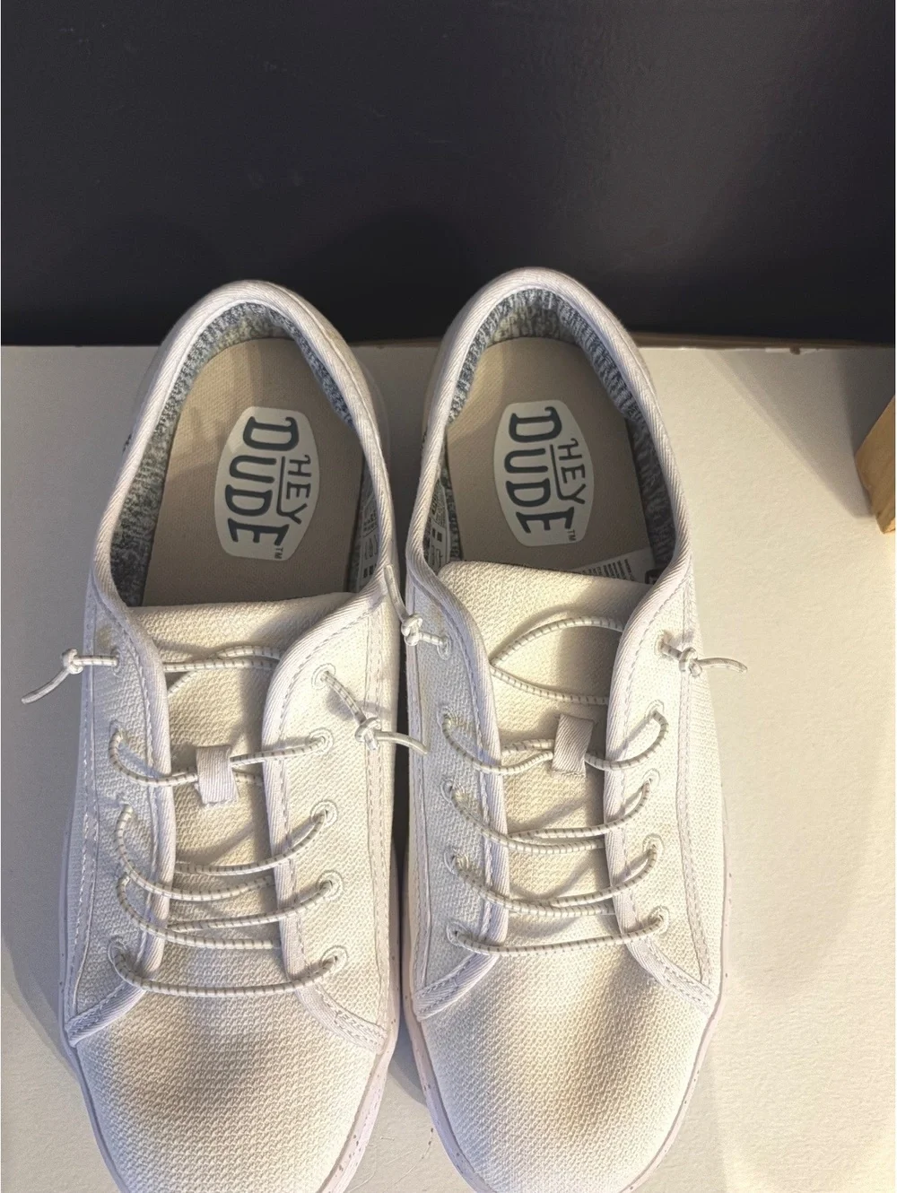 HEYDUDE Cody Sport White Men’s Size 10 Sneakers Lightweight